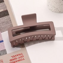 헤어 악세서리 패션 여성 머리 발톱 크랩 봄 색상 서리로 덥은 머리 클립 간단한 광장 대형 12cm 머리 장식