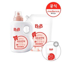 비앤비) 유연제(자스민) 1.5L(용기)+1.5L(리필)+800ml세제_R426