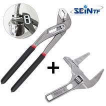 세인티에프 광폭 몽키 스패너 + 첼라 세트 모음 렌치 스패너 플라이어 욕실 주방 수도관 워터펌프, 선택01. 첼라 + 광폭몽키스패너(경량)