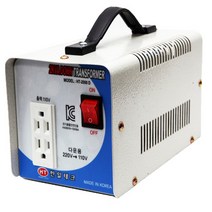 가정용 변압기 100V 120V 110V 미국 일본제품 한국에서사용 1K 2K 3K 5K 다운 승압 도란스 트랜스 ht-2000d ht-3000d ht-5000d, 2K 다운 220V-110V 제품사용