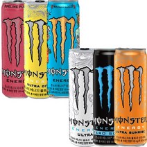 [오늘쇼핑]355ml x 18캔 몬스터에너지 울트라 3+시트라3+펀치 3+망고 3+선라이즈 3+제로3