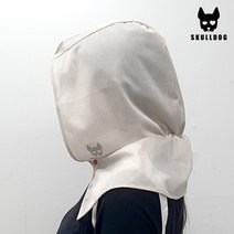 스컬독 골프 후드형 햇빛가리개 마스크 모자 안면 페이스커버 자전거 낚시 등산, 후드형 햇빛가리개 베이지