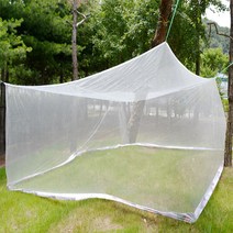 [솔표] 솔잎향 화이트 야외용 모기장 10인용 / 300x400x180, 상세 설명 참조