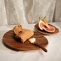 공룡알 우드 플레이트 수입 원목 캠핑 옛날감성 다용도 트레이 앞접시, S (16cm)