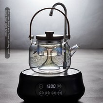 전기 버너 하이라이트 1구 2구 유리 주전자 자동 스팀 세라믹 스토브 차 밥솥 건강 냄비, 14 Picture style