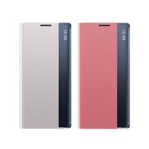 베락스 아이폰14PRO 프로 슬림 뷰 커버 가죽 케이스 P437, 아이폰14프로:블루