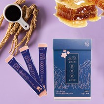 꿀 도라지 청 간편한 스틱 환절기 목건강 차 효능, 스틱형 40포