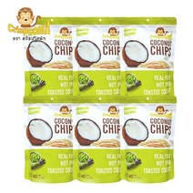 [KT알파쇼핑][보라티알] 킨디 와사비향 코코넛칩스 40g x6개