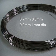 휴대용용 니티놀 니켈 티타늄 와이어 NiTi 메모리 ni-ti 모양 합금 막대 크로멜 0.7mm 1mm 직경, 04 1mm