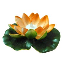 금당물산 태양광분수 인공폭포 미니정원 18/28cm 에너지 절약 야간 조명 LED 태양 전원 램프 인공 부동 연, 06 YELLOW