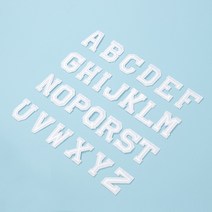 와펜붙이기 이니셜와펜 알파벳와펜 열접착 리폼 26종세트