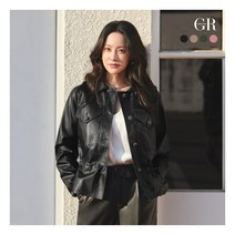 [조르쥬 레쉬] GR 22 쥬얼 faux 레더 자켓