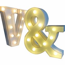 UB 이니셜 diy 알파벳 엘이디 LED 조명 무드등 수면등, 옵션선택:03. 알파벳 C