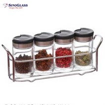 시노글라스 양념병 블랙 100ml 5P세트 소금 후추통, 상품선택
