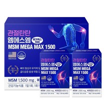 경남제약 관절탄탄 MSM 60정 무릎영양제 관절영양 엠에스엠 MSM msn 메가맥스 120정