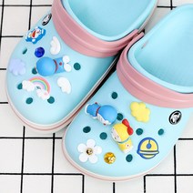 [애니팝몰] 캐릭터 파츠 꿀조합 실내화 애니비츠 세트 도라에몽 신발악세사리