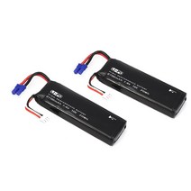 OIOI Hubsan H501S X4 H501A RC Quadcopter 용 2pcs 7.4V 2700mAh Li-po 배터리 부품, 1개, 검은색