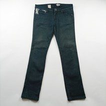 볼컴 청바지 흑청 스판 데님팬츠 블랙진 사이즈34