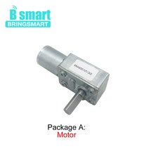 웜기어 베벨기어 소형기어드모터 Bringmart-JGY370 12v DC 모터 웜 기어 고 토크 24v 감속기 8mm D7 샤프트, 03 12V 6rpm_03 package D