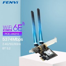 Wi-Fi 6E 인텔 AX210 듀얼 밴드 PCIe 무선 Wifi 네트워크 어댑터 2.4G/5G/6Ghz 2400M WiFi 카드 Bluetooth5.2 PCI Express, 보라색