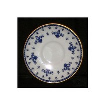 스포드 Copeland 단종된 미니/미니어처 블루 플뢰르 드 리스 찻잔 접시만! 민트