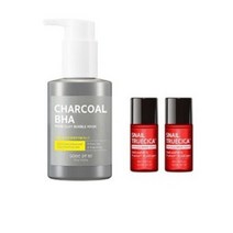 썸바이미 차콜 바하 포어 클레이 버블 마스크팩 + 스네일 토너 6ml x 2p, 2세트