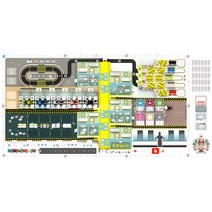 칸반EV 보드게임 패드 kanban EV 플레이매트, 칸반EV 매트 100x50