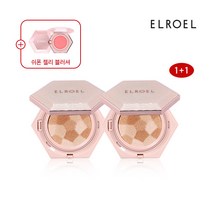 [엘로엘(화장품)] [엘로엘]NEW 블렌딩 콤팩트 쿠션(기본) 1+1 (크림블러셔 증정), 색상:23호, 상세 설명 참조