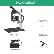 미니 드릴링 머신 드릴 프레스 탁상 보루방 전자 벤치 스탠드 키트, KR, Standard Version, EU