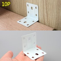 규즈몰 코너 평철 보강대 장롱 수리 빠지링 보강철 장식장 접합 보수 규격 L 10P