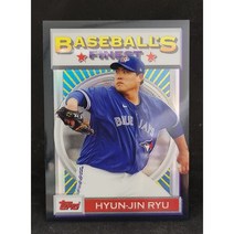 2020 탑스 파이니스트 류현진 25한정 블랙 리플렉터 Topps finest Ryu hyunjin