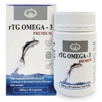 호주산 네이쳐스탑 알티지 오메가3 rTG오메가3 850mg DHA 200mg 90캡슐