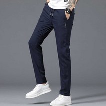 허리 팬츠 슬랙스 밴딩 바지 데일리 남자 남성허리밴딩슬랙스 남성바지편한바지 기모 겨울