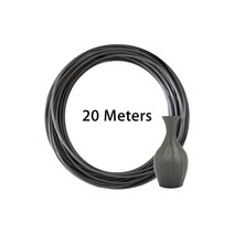 LeoPlas-1.75mm 10 및 20 미터 유연한 소프트 TPU 필라멘트 샘플 3D 프린터 소모품 인쇄 용품 고무 소재, 34 Grey 20m 60g