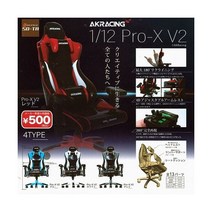 일본 정품 소타 가샤폰 캡슐 장난감 AKRACING 컴퓨터 의자 게임 의자 2 사무실 의자 1/12 모델 장난감 장식품, P1 4pcs