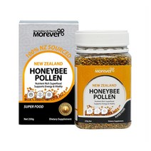 Morever 허니 비폴렌 벌화분 250g 에너지 프로틴 모에버 Honeybee Pollen, 2개