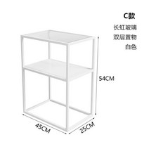 침실 보조 테이블 철재 사각 블랙 협탁 침대 옆 차 고재 이케아 아기방 콘센트 원목 커피 라탄 선반 2단 서랍장 미니 사, B
