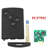 자동 차키 복사 스마트키 폴딩키 원격시동 디스플레이키 XNRKEY 4B 스마트 카드 자동차 키 PCF7953/4A 칩 4, 02 NSN14 Blade_02 No Logo
