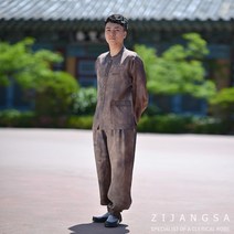 [4522] (남) 인견 차이나 2피스 저고리 바지