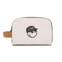 말본 골프 M 버킷 클래식 파우치 IVORY CLASSIC POUCH, FREE