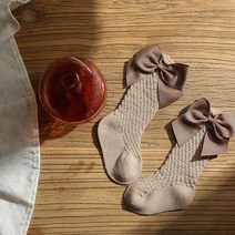 아기 큰 활 양말 유아 여아 공주 귀여운 솔리드 숏 속이 빈 어린이 바닥 스페인어 파인애플 스타일