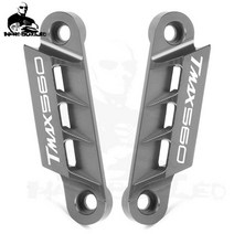 Tmax560 오토바이 액세서리 프론트 액슬 커버 플레이트 장식 프레임 커버 yamaha t max tmax 560 techmax 2020 2021 2022, 어두운 회색