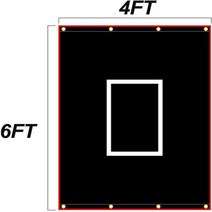 야구그물망 피칭네트 투구연습 훈련 백스톱 6 x 4 ft 타격 케이지 대상 배경 세이버, 검은색, 검은색