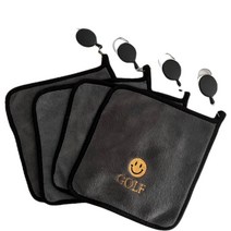 [퍼펙트캐디] 스마일골프 양면 릴수건 라운딩타올 필드용품, 무지-그린