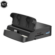 태플릿 노트 확장 폴딩식8인 1 타입 C 허브 도킹 스테이션 폰 스탠드 Dex 패드 USB To HDMI 호환 삼성용, 한개옵션0