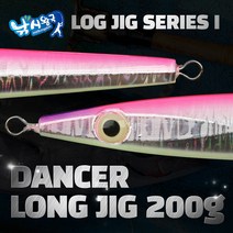 낚시왕국 최강메탈 댄서 롱지그 DANCER LONG JIG 200g, D-02 메탈골드블루