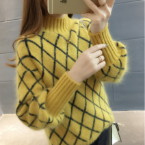 SH 서현 여성 와플메이커포근니트 신상니트 터틀넥니트 패턴니트 겨울신상 20대여성 - 872