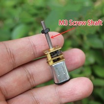 리니어모터 액추에이터19mm 긴 나사산 샤프트 미니 N20 기어 모터 DC 3V-6V 5V 90RPM 저속 감속기 선형 액, 한개옵션0