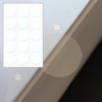 투명원형무지스티커 300T(25mm/4장/원60개) 포장마감스티커 봉인스티커 스티커 편지스티커 투명스티커