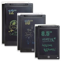 LCD포터블메모보드(8.5인치 10인치 12인치), 12인치, 화이트